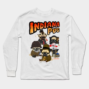 INDIANA PUG Long Sleeve T-Shirt